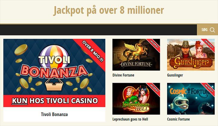 Jackpotter Tivoli Casino